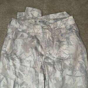 Hollister Gray Camouflage Pants